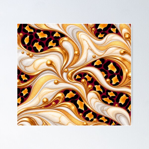 Item preview, Pearl Ivory Marble – Exotic Leopard Fusion designed and sold by annenambiro.