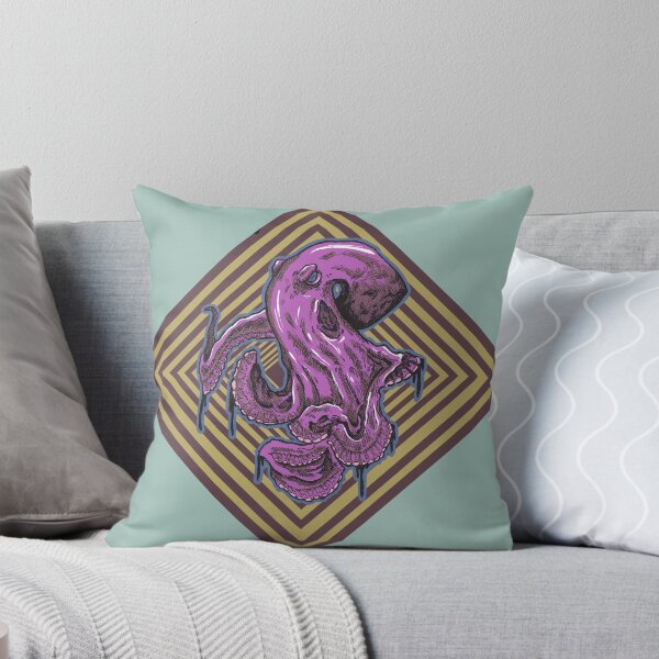 Item preview, Dark Octopus | Psychedelic Ocean Art | Surreal Marine Illustration designed and sold by Half Mess.