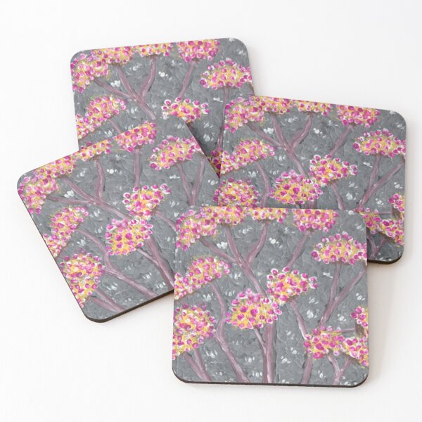 Item preview, Blossoms Against Grey designed and sold by GalinaFluidArt.