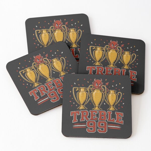 Item preview, Treble 99 - Retro Three Trophies Devil designed and sold by Rebel Rewind.