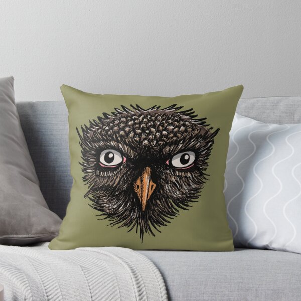 Item preview, Mysterious Owl | Surreal Bird Art | Dark Wildlife Art designed and sold by Half Mess.