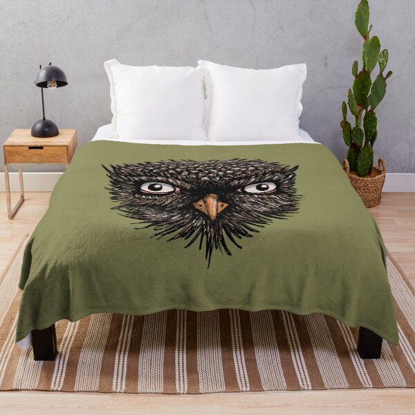 Item preview, Mysterious Owl | Surreal Bird Art | Dark Wildlife Art designed and sold by Half Mess.