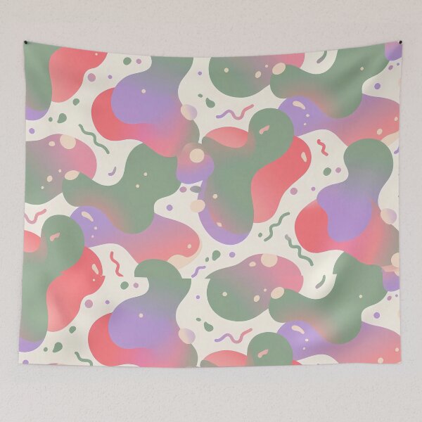 Item preview, Aesthetic Pattern Collection Cute Y2K Woodland Watercolor designed and sold by ART ATTACK ZONE.