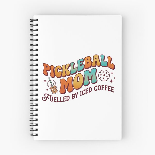 Item preview, Pickleball Mom Fuelled By Iced Coffee Retro Sports Art designed and sold by Namphet.