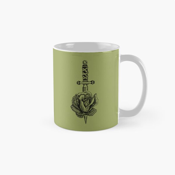 Item preview, Dagger & Rose | Gothic Tattoo Art | Dark Floral Illustration designed and sold by Half Mess.