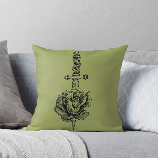 Item preview, Dagger & Rose | Gothic Tattoo Art | Dark Floral Illustration designed and sold by Half Mess.