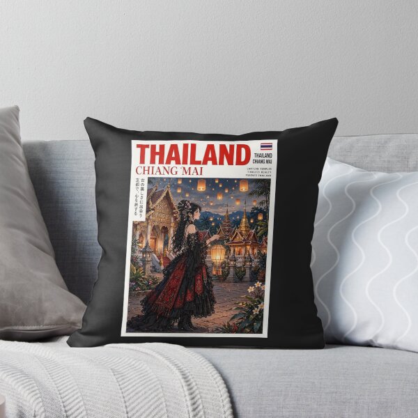 Item preview, Thailand — Chiang Mai — Gothic Serenity in the Lantern Sky designed and sold by DibujandoPorfa.