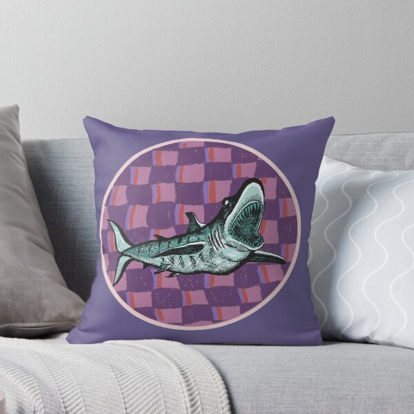 Item preview, Great White Shark | Retro Ocean Art | Marine Wildlife designed and sold by Half Mess.