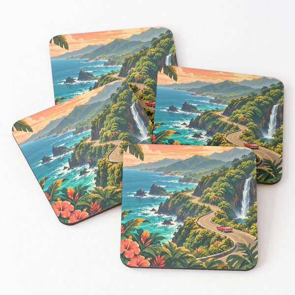 Item preview, Vintage Road to Hana Maui Hawaii designed and sold by Imaginationbeyond.