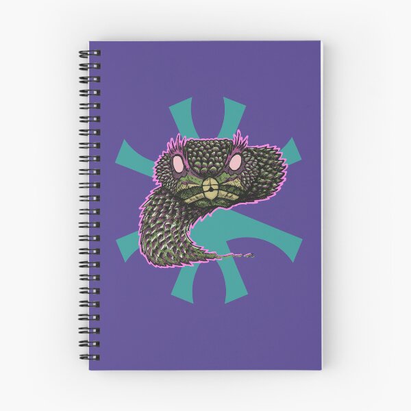 Item preview, Snake Head | Tribal Reptile Art | Dark Wildlife Illustration designed and sold by Half Mess.