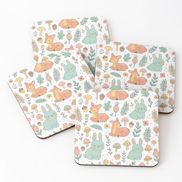 Item preview, Retronik Pattern Collection Cute Y2K Woodland Watercolor designed and sold by ART ATTACK ZONE.