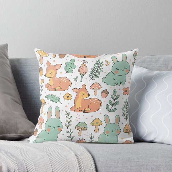 Item preview, Retronik Pattern Collection Cute Y2K Woodland Watercolor designed and sold by ART ATTACK ZONE.