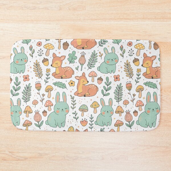 Item preview, Retronik Pattern Collection Cute Y2K Woodland Watercolor designed and sold by ART ATTACK ZONE.