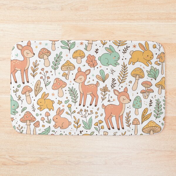 Item preview, Ivanna Baca Pattern Collection Cute Y2K Woodland Watercolor designed and sold by ART ATTACK ZONE.