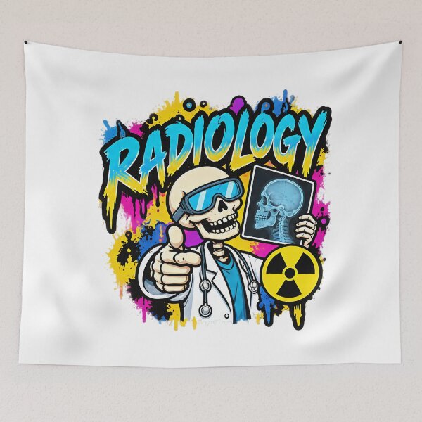 Item preview, Radiology Funny Skeleton Halloween Radiology Design designed and sold by ArtDesignTp.