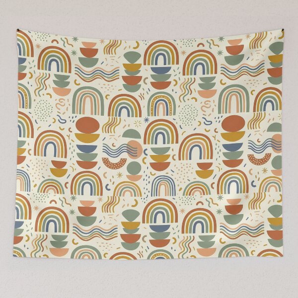 Item preview, Vickymueller Pattern Collection Cute Y2K Woodland Watercolor designed and sold by ART ATTACK ZONE.
