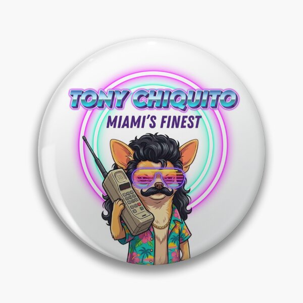 Item preview, Tony Chiquito – Funny 80s Mullet Chihuahua with a Phone designed and sold by Stand-Art.