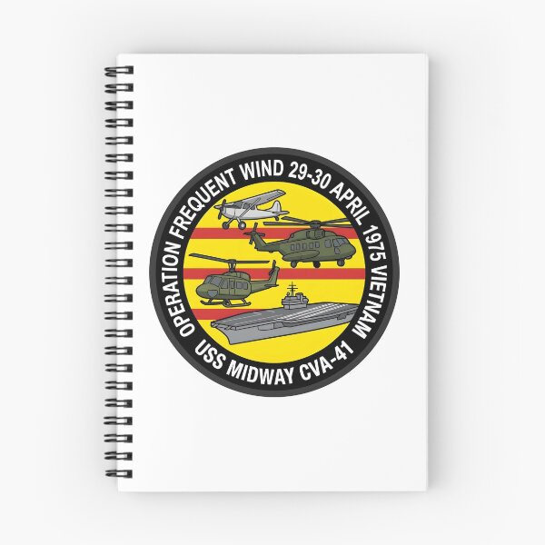 Item preview, Operation Frequent Wind USS Midway Vietnam Patch    designed and sold by CharlieDesings.