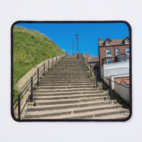 Item preview, Upward View of Historic 199 Steps in Whitby designed and sold by Astute-Artio-Photography.