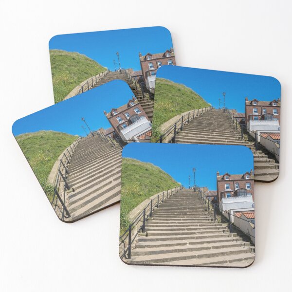 Item preview, Upward View of Historic 199 Steps in Whitby designed and sold by Astute-Artio-Photography.
