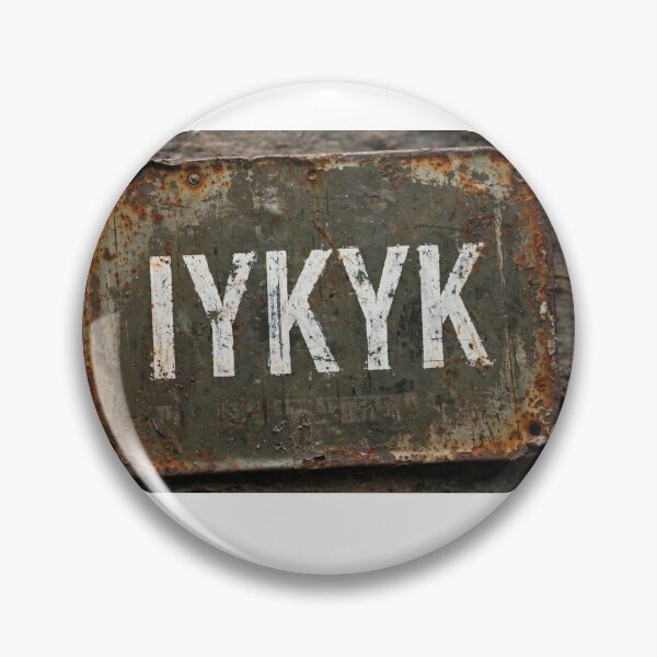 Item preview, IYKYK — Rustic Tin Sign, If You Know You Know Slang Sign designed and sold by Stevercortinas.