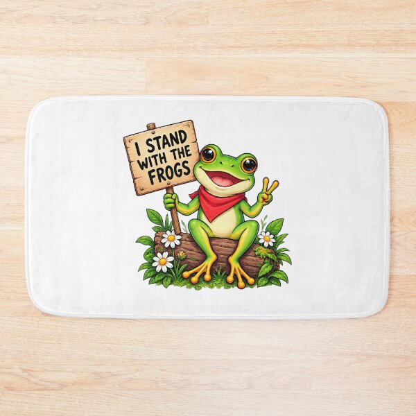 Item preview, I Stand With The Frogs Funny Resist Frog Statement designed and sold by ArtDesignTp.