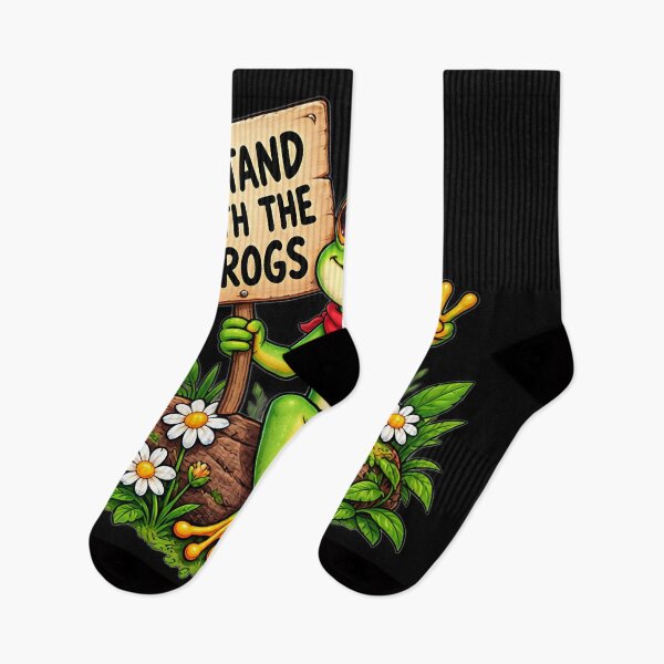 Item preview, I Stand With The Frogs Funny Resist Frog Statement designed and sold by ArtDesignTp.