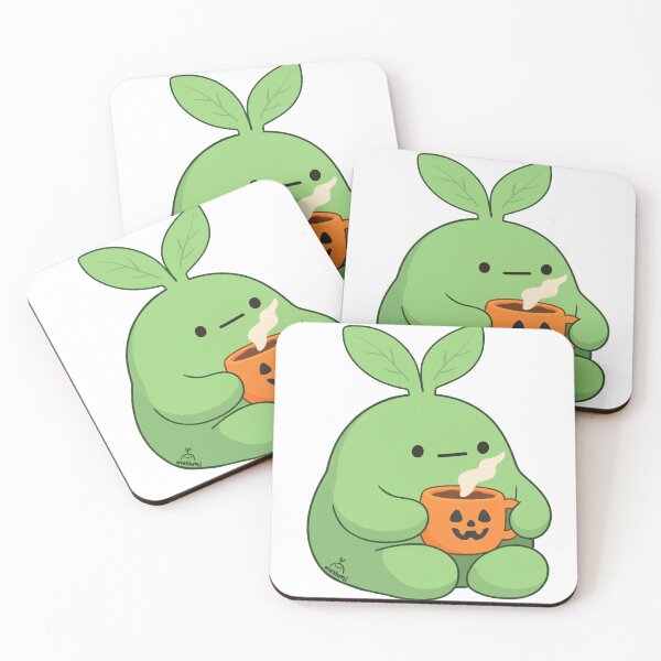 Item preview, Cute Halloween Grub with Pumpkin Mug designed and sold by mushmi.