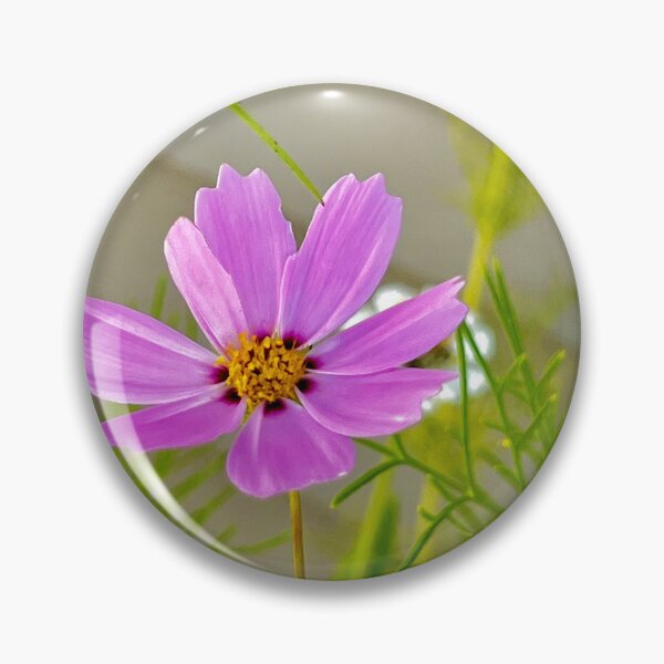 Item preview, Magenta Cosmos Close-Up with Tiny White Cornflower — Summer Garden Mix designed and sold by Pink Ribbon Flowers .