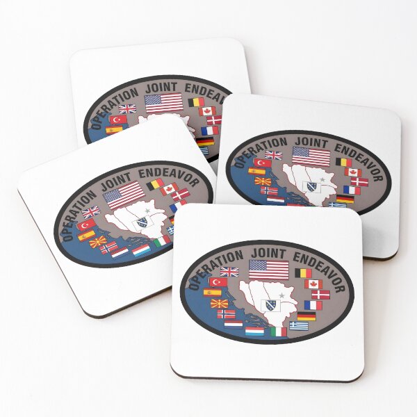 Item preview, Operation Joint Endeavor NATO Bosnia Peacekeeping Patch    designed and sold by CharlieDesings.