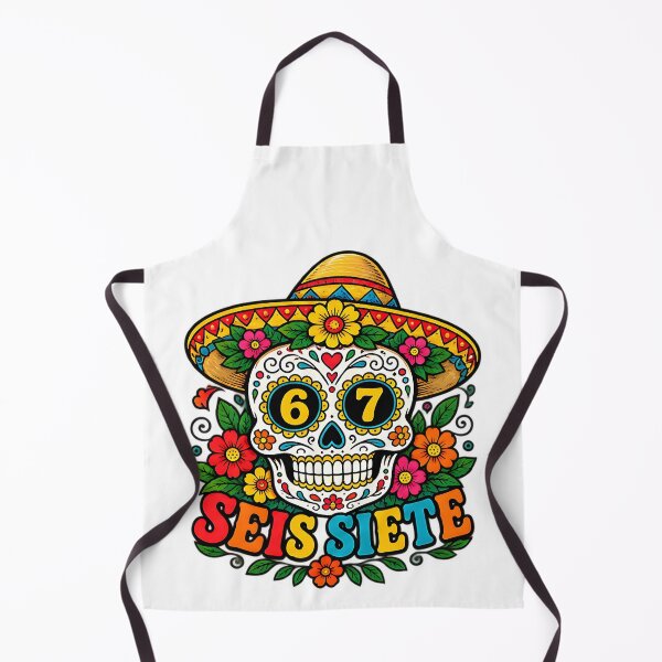 Item preview, Seis Siete Cráneo de mujer Cráneo mexicano Arte gráfico designed and sold by ArtDesignTp.