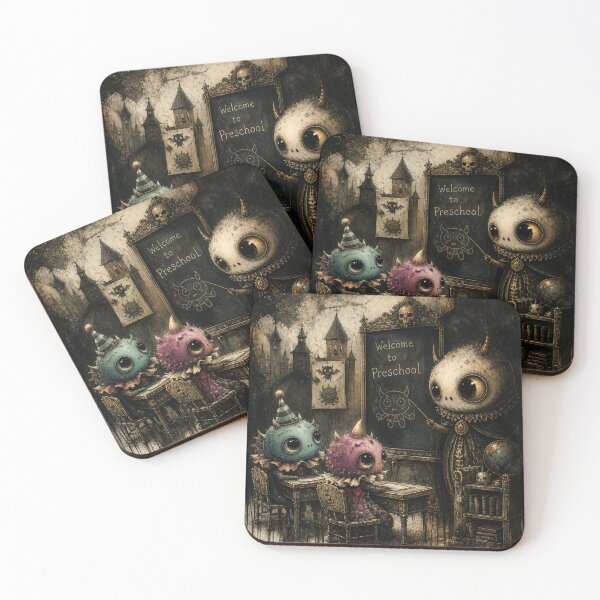 Item preview, Monster Preschool First Day of Class designed and sold by Shelley Loewnau-Jones Studio.