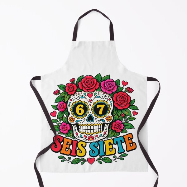 Item preview, Seis Siete Calavera mexicana para mujer Diseño Seis Siete designed and sold by ArtDesignTp.