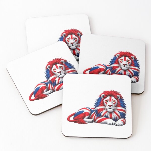 Item preview, British Lion and Union Jack British Heritage Pride Gift designed and sold by ArtDesignTp.