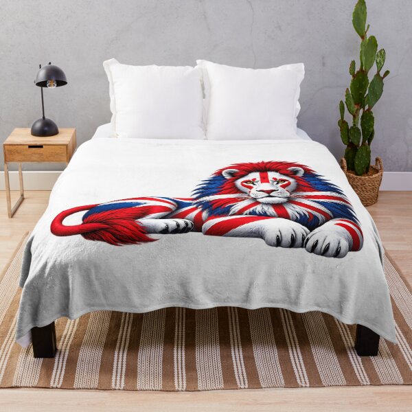 Item preview, British Lion and Union Jack British Heritage Pride Gift designed and sold by ArtDesignTp.