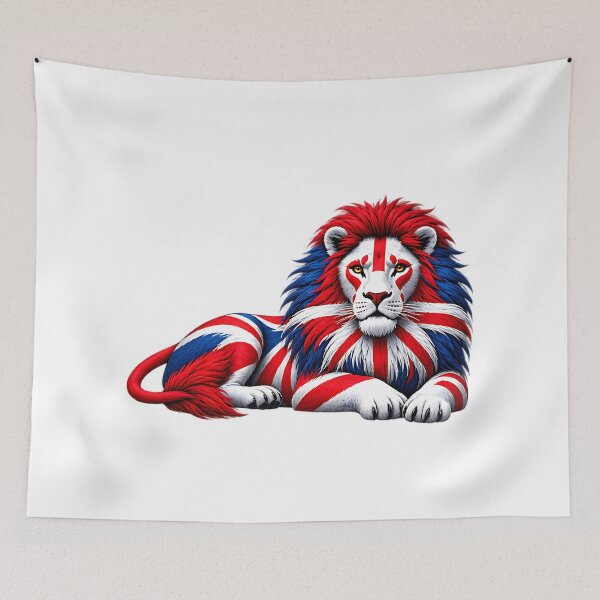 Item preview, British Lion and Union Jack British Heritage Pride Gift designed and sold by ArtDesignTp.