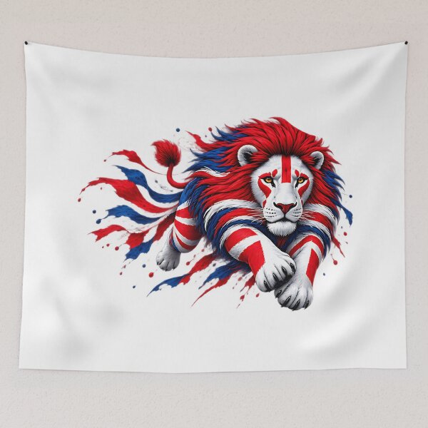 Item preview, British Lion and Union Jack Patriotic British Flag Gift designed and sold by ArtDesignTp.