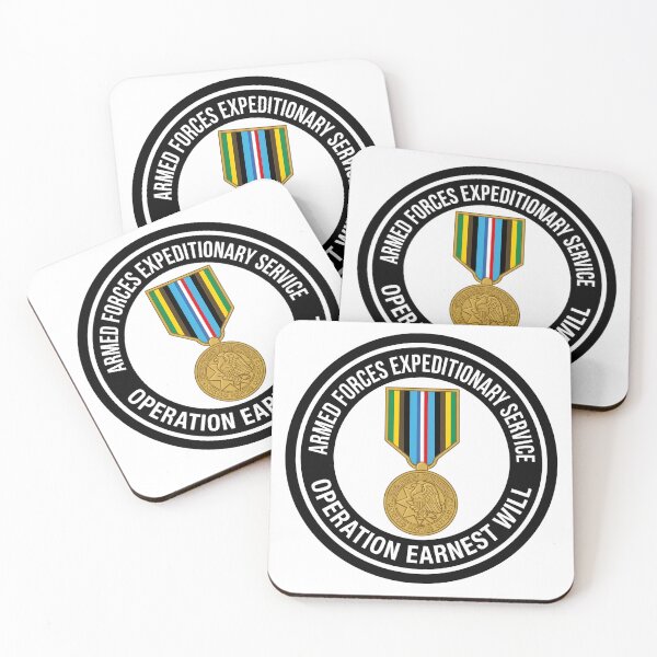 Item preview, Armed Forces Expeditionary Service Operation Earnest Will Patch designed and sold by CharlieDesings.