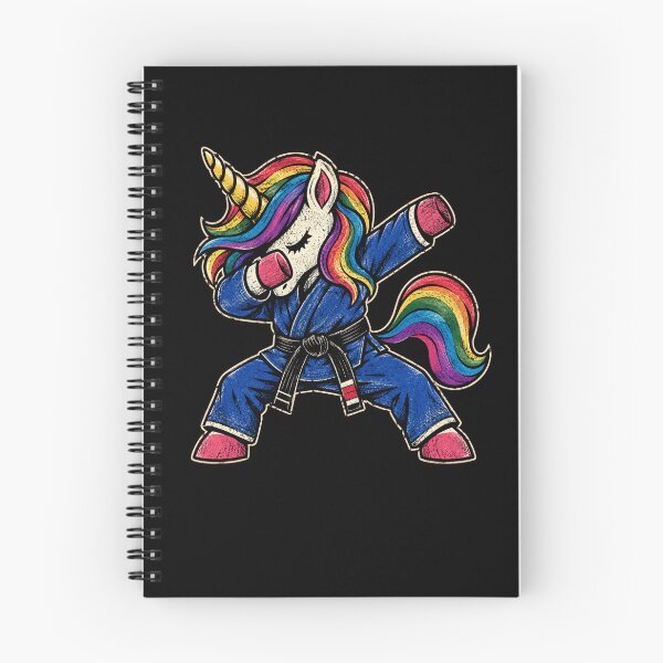 Item preview, Retro Dabbing Unicorn Brazilian Jiu Jitsu designed and sold by Moizento.