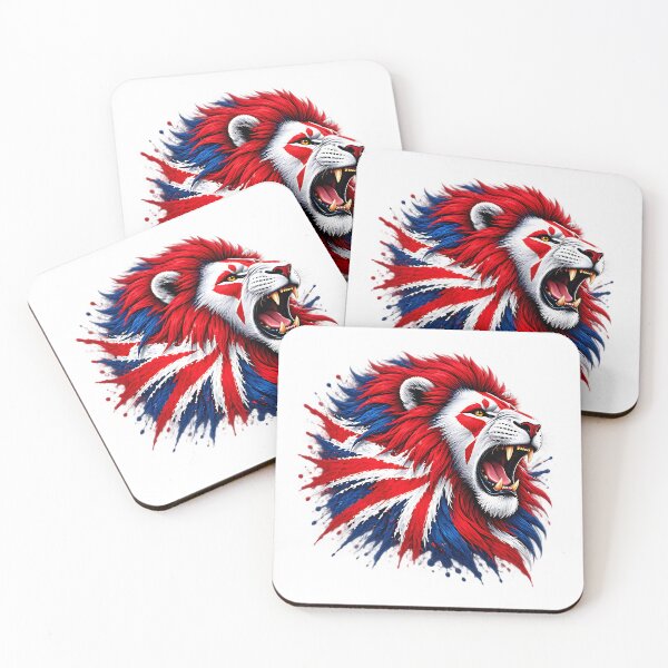 Item preview, British Lion and Union Jack British Patriot Pride Gift designed and sold by ArtDesignTp.