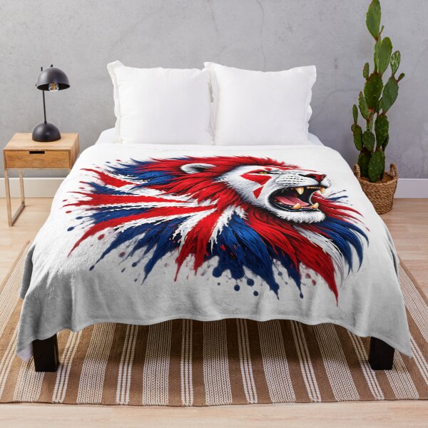Item preview, British Lion and Union Jack British Patriot Pride Gift designed and sold by ArtDesignTp.