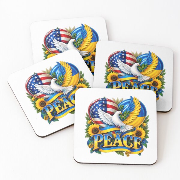 Item preview, Peace for Ukraine Resilience Freedom Strength Unity designed and sold by ArtDesignTp.