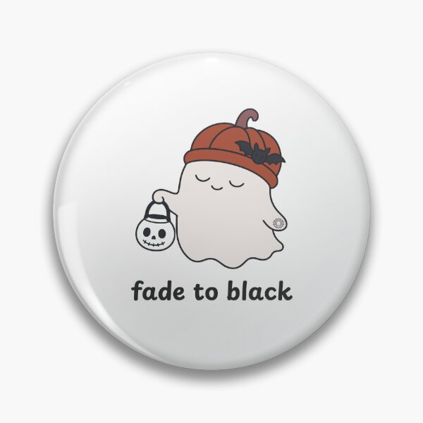 Item preview, Pumpkin Beanie Ghost | Fade to Black Halloween Aesthetic designed and sold by suncorner28.