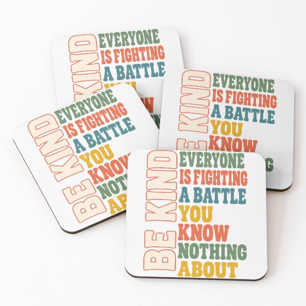 Item preview, Be Kind Everyone Is Fighting A Battle You Know Nothing About Vintage designed and sold by CozyCubs-Art.