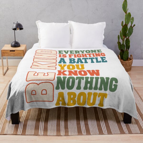 Item preview, Be Kind Everyone Is Fighting A Battle You Know Nothing About Vintage designed and sold by CozyCubs-Art.