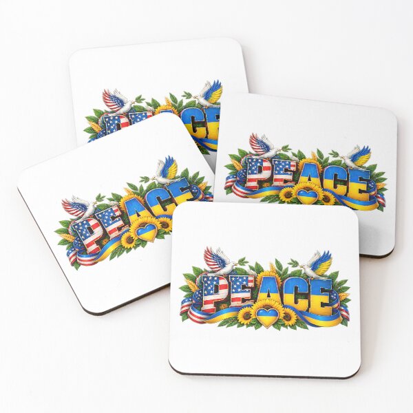 Item preview, Peace for Ukraine Freedom Strength Resilience Hope designed and sold by ArtDesignTp.