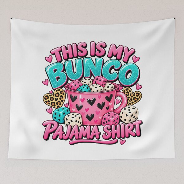 Item preview, This Is My Bunco Pajama Shirt Dice Game Night Gift designed and sold by ArtDesignTp.