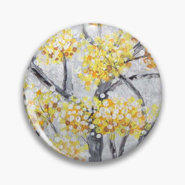 Item preview, Golden Blossoms in Spring designed and sold by GalinaFluidArt.