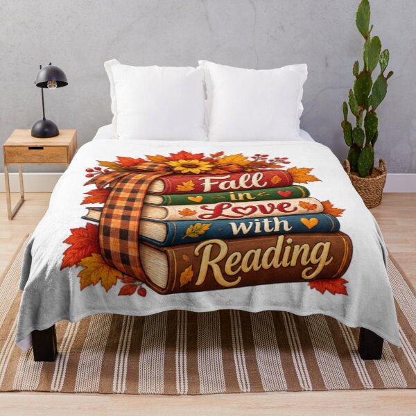 Item preview, Fall In Love With Reading Pumpkin Autumn Book Lover designed and sold by ArtDesignTp.