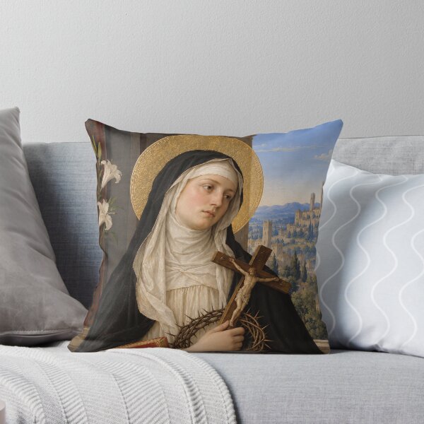 Item preview, Saint Catherine of Siena – Renaissance Catholic Sacred Art designed and sold by Crux Fidelis.